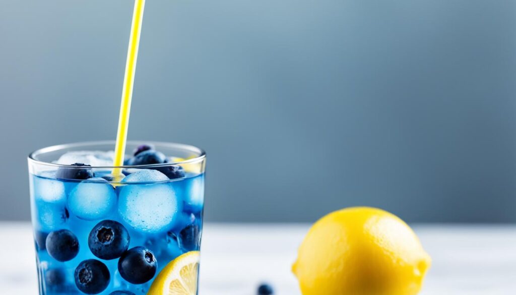 Blueberry and Lemon Iced Tea