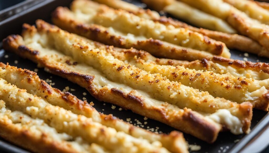 Cheesy Cauliflower Breadsticks