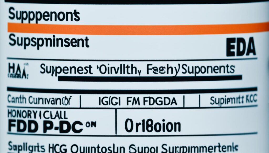 FDA warnings on HCG products
