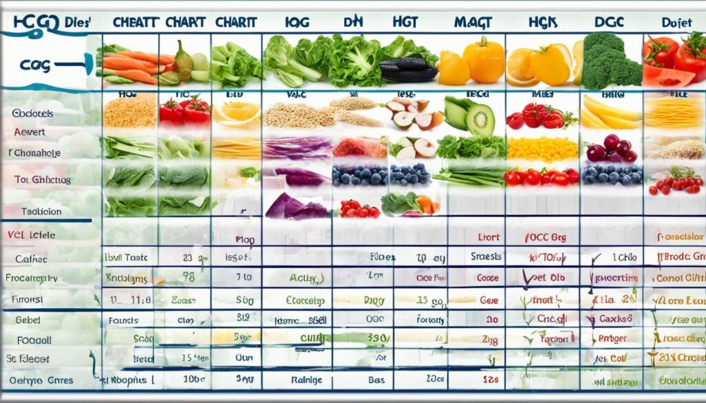 HCG Diet Tracking Chart