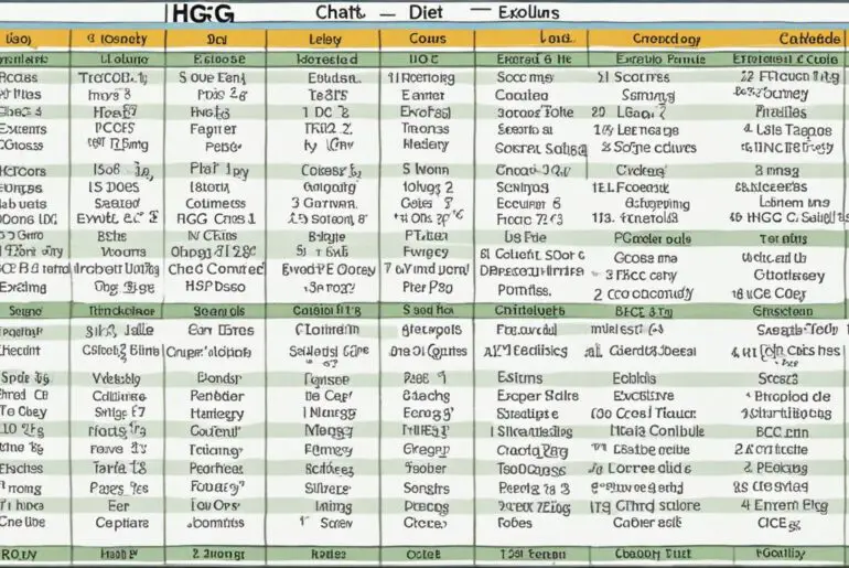 Hcg Diet And Exercise Schedule Template