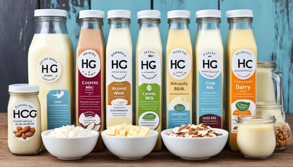 HCG Diet dairy options