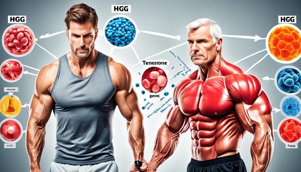 HCG and testosterone production