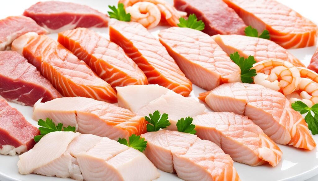 HCG diet approved proteins