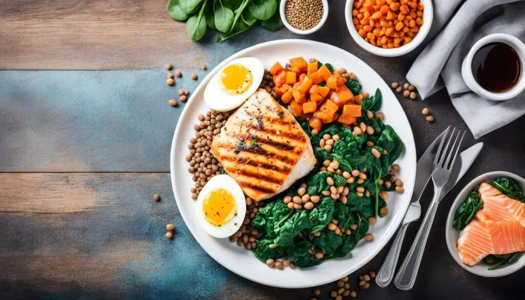 High-Protein Foods On A Plate