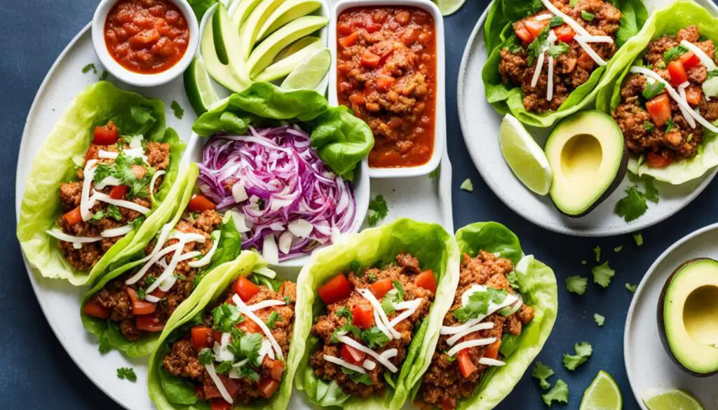 Mexican-Style Turkey Lettuce Wraps