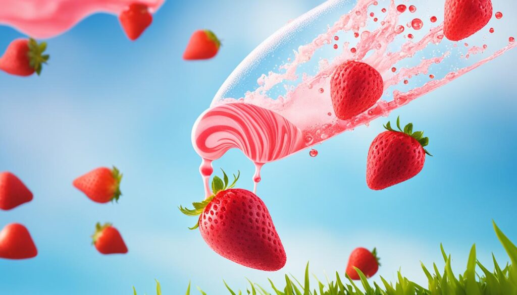 Strawberry Sorbet Pops
