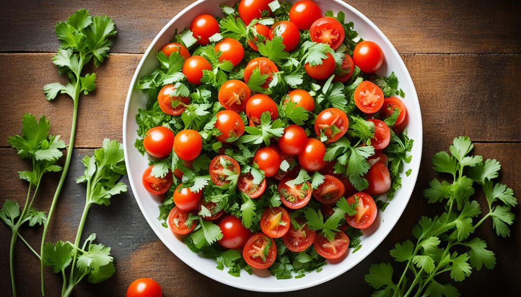 Tomato-Cilantro Salad