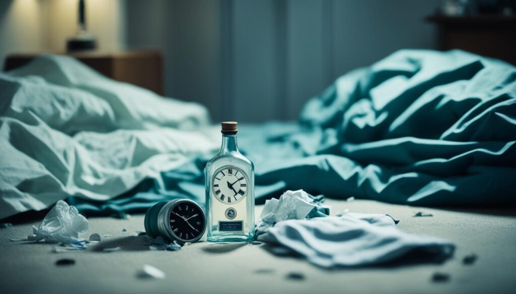 alcohol and poor sleep