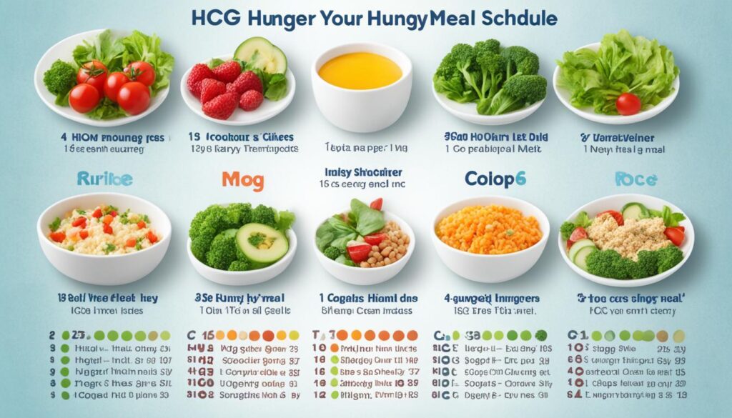 individual meal timing on the HCG diet