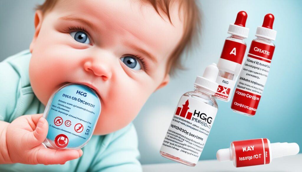 potential side effects of HCG drops for pregnant women
