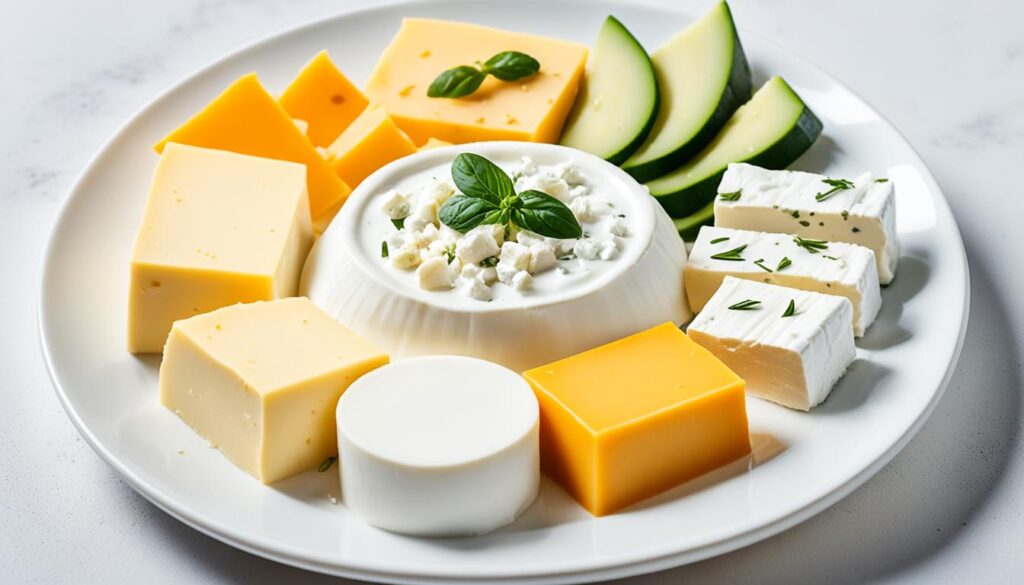 vegetarian dairy options for HCG diet